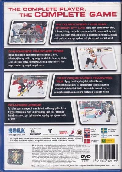 NHL 2K3 - PS2 (B Grade) (Genbrug)